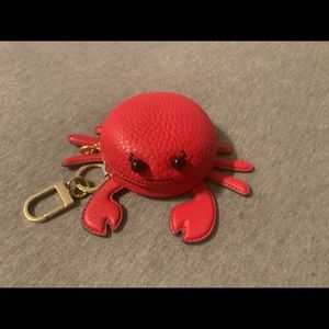 Tory Burch crab Coin purse/bag charm